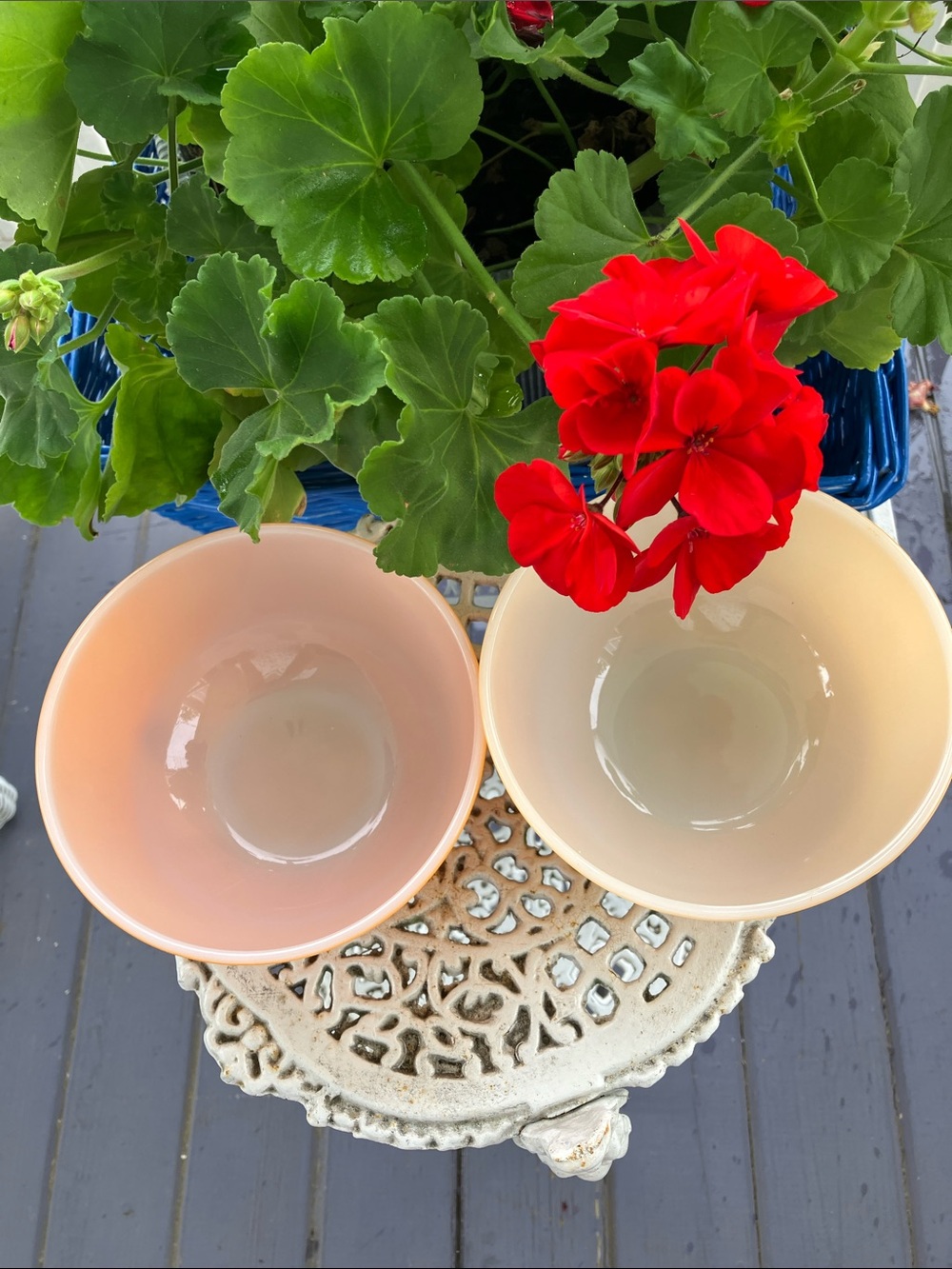 Vintage Anchor Hocking/Fire King Pair of 1 1/2 Pints Cereal/Soup Bowls - Picture 2 of 8
